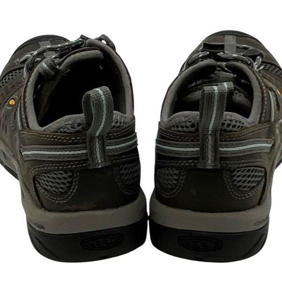 KEEN Men’s Work Shoes 9M Brown Alloy Toe SD35 Utility Hiking Safety Sneakers - Picture 6 of 9